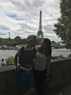 Romain and Kate in Paris